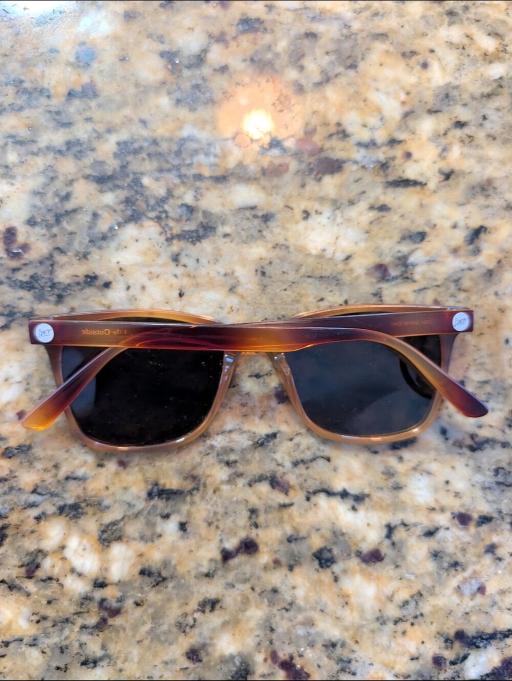 Tortoise Shell Sunski Sunglasses with Dark Lenses